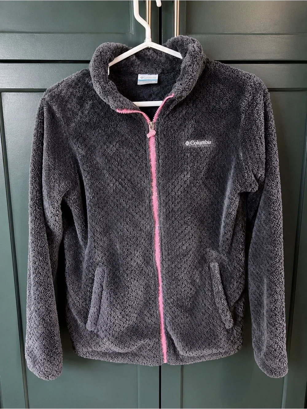Columbia Girls Fuzzy Fleece Jacket – Youth XL (18/20)